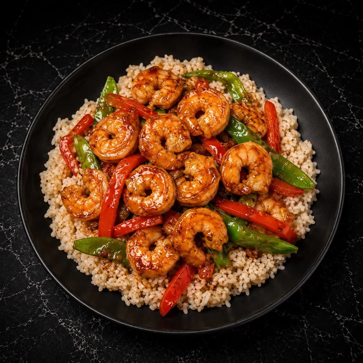 Miso Glazed Shrimp