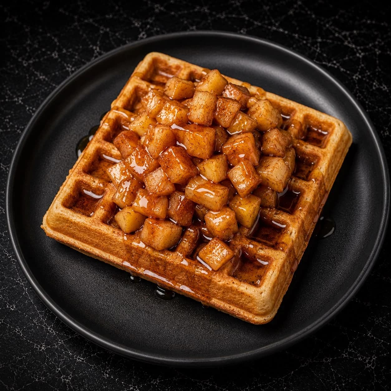 Apple Cinnamon Waffles