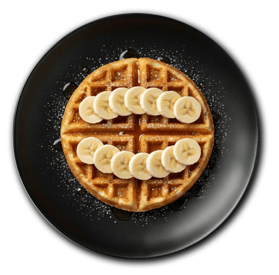 Banana Protein Waffles