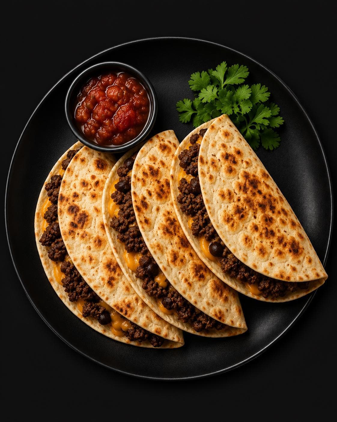Beef & Bean Tacos